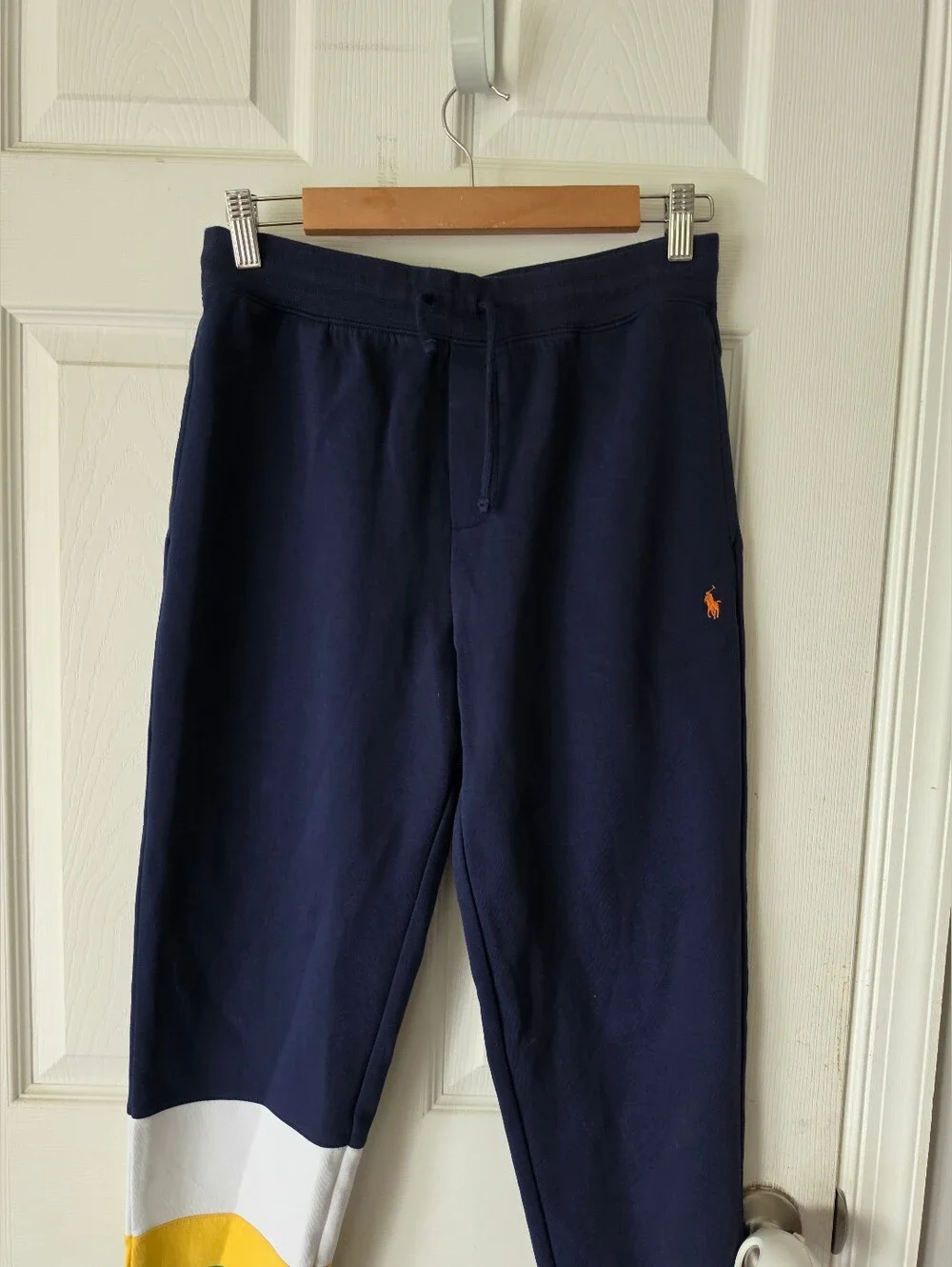 Polo Ralph Lauren Double-Knit Quarter-Zip Sweatshirt And Jogger Set Size Large L